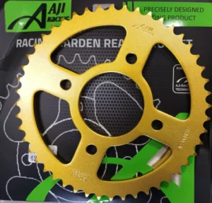 SYM VF3I VF3 185 AJI RACING SPROCKET 428H ( 14T/15T & 44T/ 45T/ 46T/ 47T / 48T) (GOLD COLOUR)
